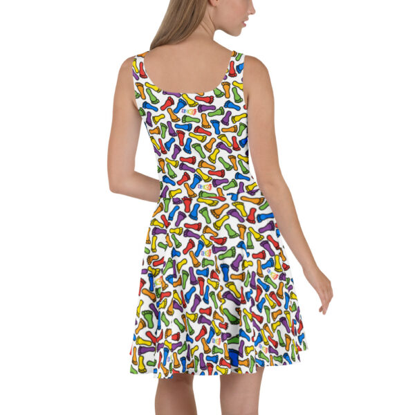 IH3 | Rainbow Foot Skater Dress - Image 3