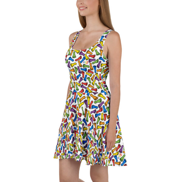 IH3 | Rainbow Foot Skater Dress - Image 4