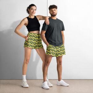 IH3 | Logo All-Over Print Unisex Athletic Shorts