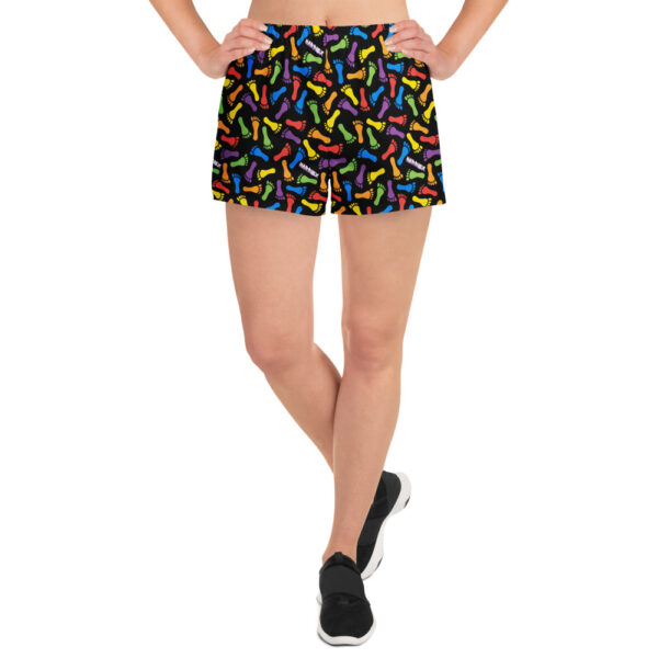 Harriex | Rainbow Foot All-Gender Athletic Shorts