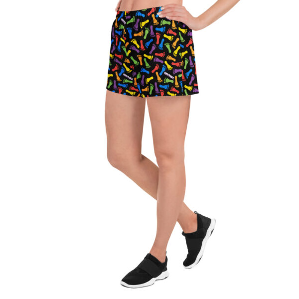 Harriex | Rainbow Foot All-Gender Athletic Shorts - Image 3
