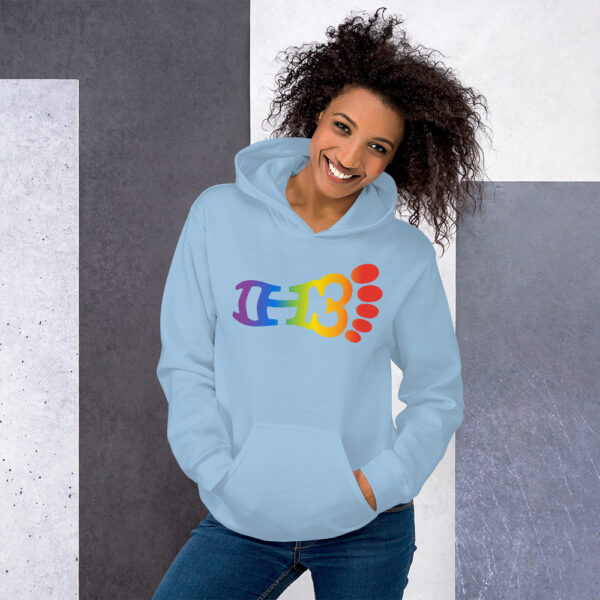 IH3 | Rainbow Foot All-Gender Hoodie - Image 2