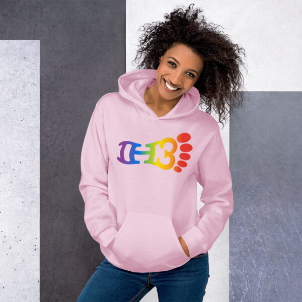 IH3 | Rainbow Foot All-Gender Hoodie - Image 3