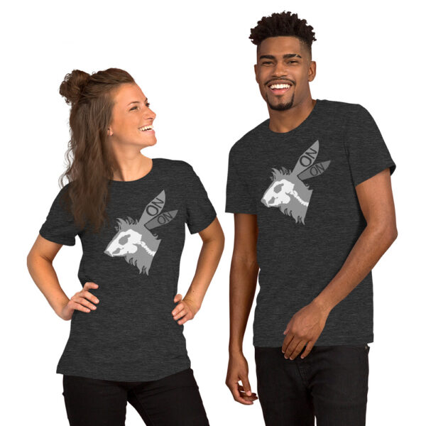 Harriex | Rabbit Skull All Gender T-Shirt - Image 2