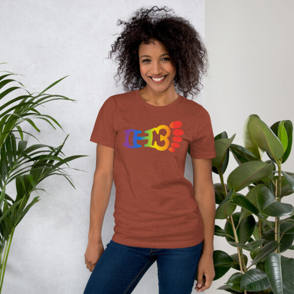 IH3 | Rainbow Foot All Gender T-shirt - Image 2