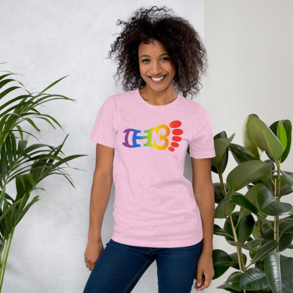 IH3 | Rainbow Foot All Gender T-shirt - Image 5