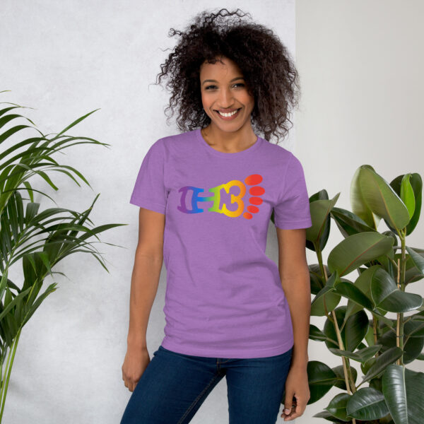 IH3 | Rainbow Foot All Gender T-shirt - Image 3