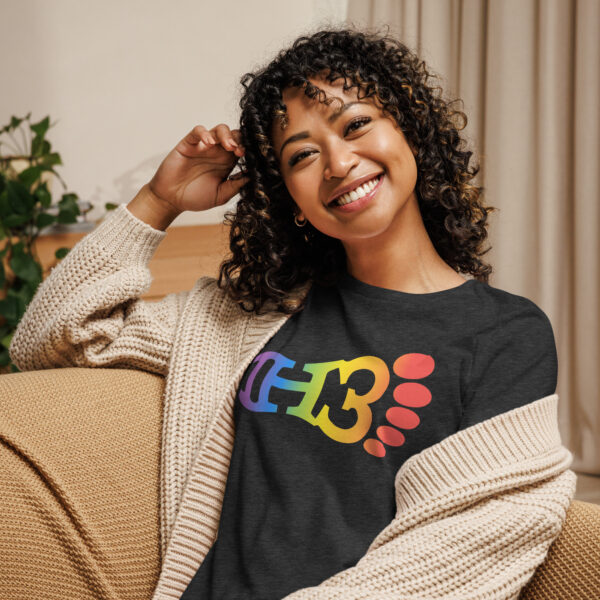 IH3 | Rainbow Foot Femme Cut Relaxed T-Shirt - Image 2