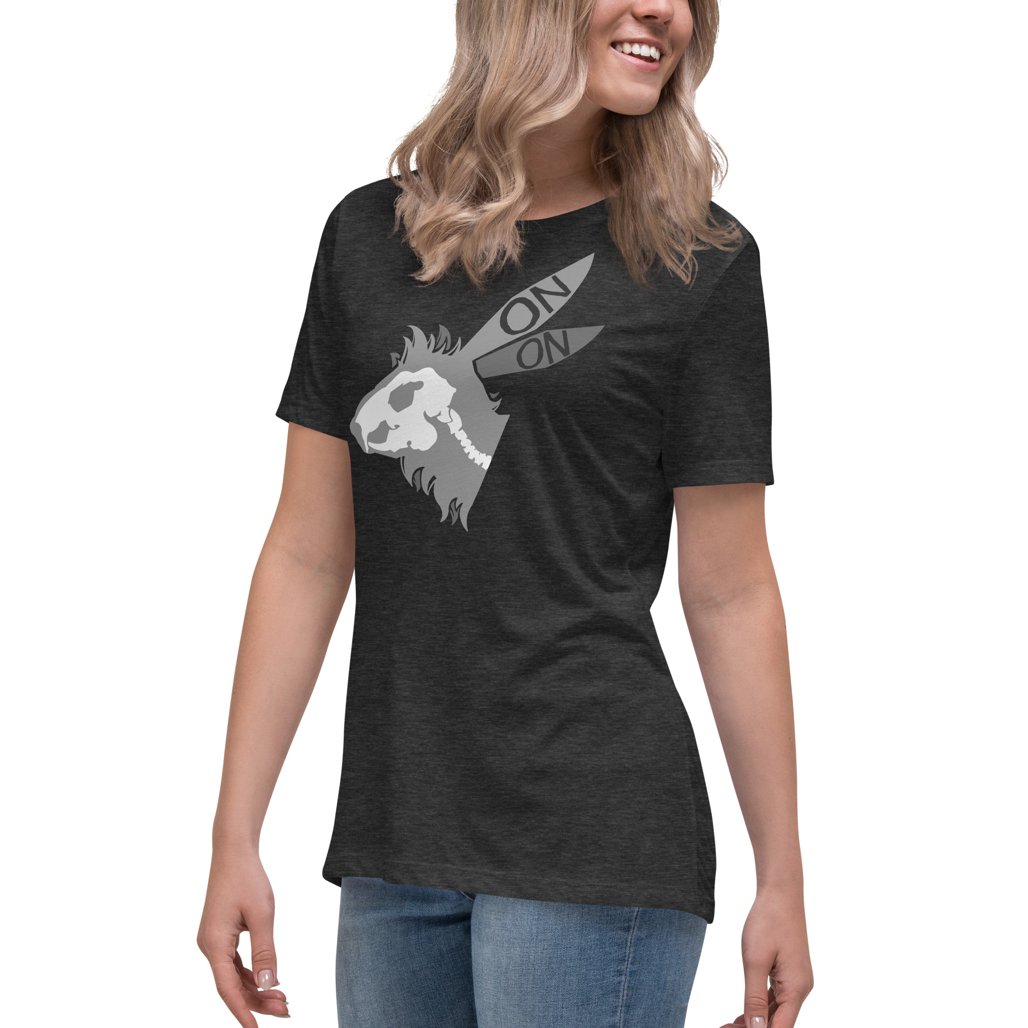 Harriex | Rabbit Skull Femme Cut Relaxed T-Shirt