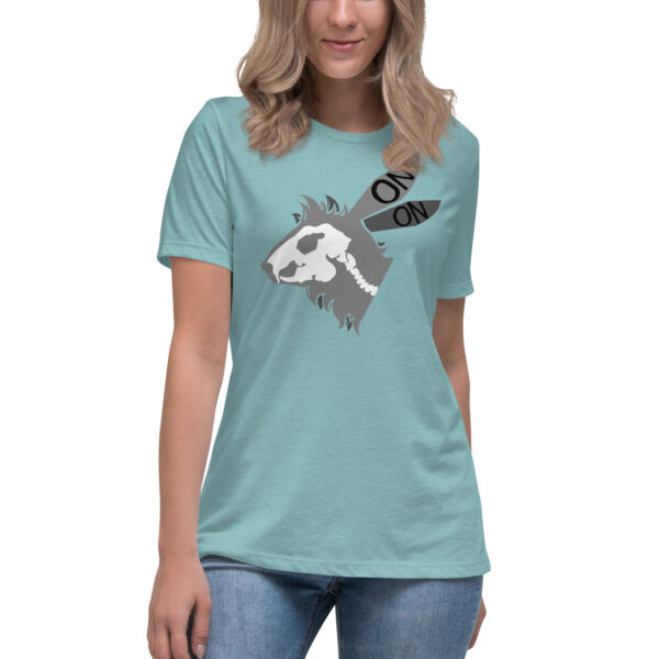 Harriex | Rabbit Skull Femme Cut Relaxed T-Shirt - Image 7