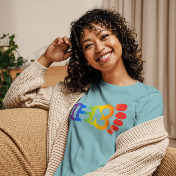 IH3 | Rainbow Foot Femme Cut Relaxed T-Shirt - Image 3