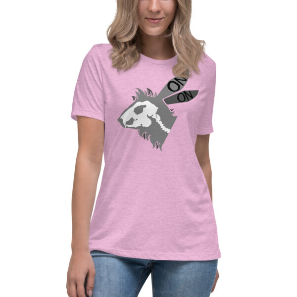 Harriex | Rabbit Skull Femme Cut Relaxed T-Shirt - Image 9