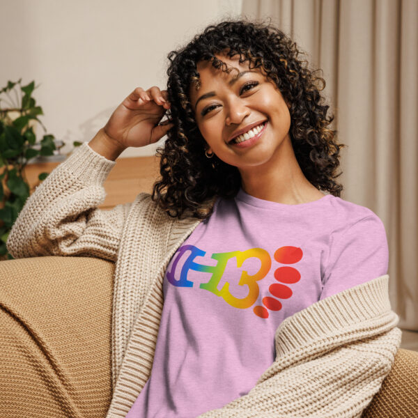 IH3 | Rainbow Foot Femme Cut Relaxed T-Shirt - Image 4