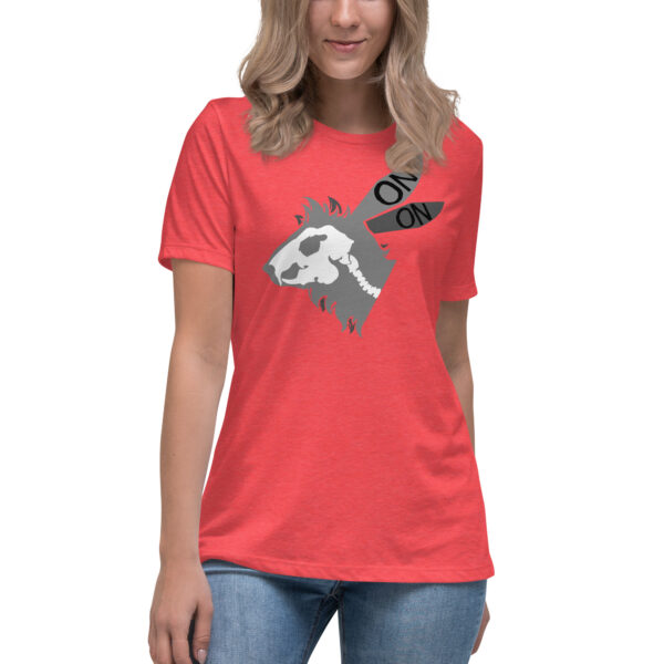 Harriex | Rabbit Skull Femme Cut Relaxed T-Shirt - Image 3