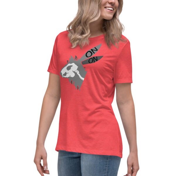 Harriex | Rabbit Skull Femme Cut Relaxed T-Shirt - Image 4