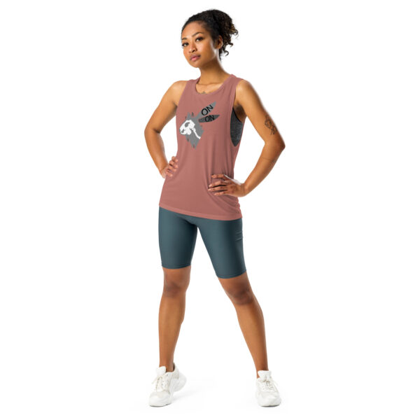 Harriex | Rabbit Skull Femme Cut Muscle Tank - Image 4