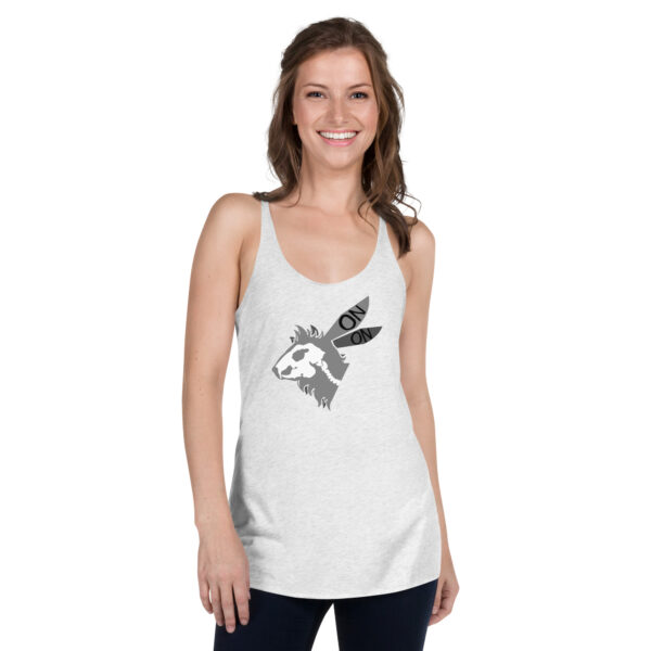 Harriex | Rabbit Skull Femme Cut Racerback Tank - Image 5