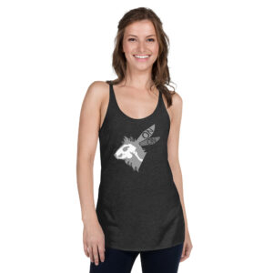 Harriex | Rabbit Skull Femme Cut Racerback Tank