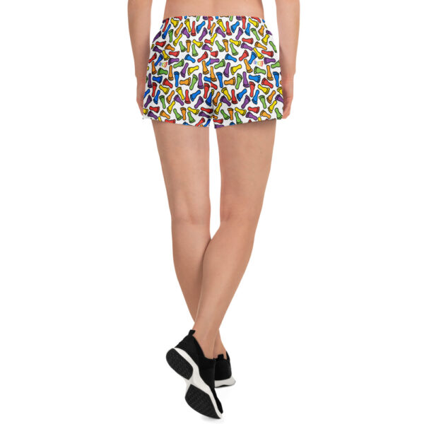 IH3 | Rainbow Foot All-Gender Athletic Shorts - Image 4
