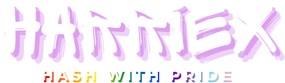 Harriex - Hash With Pride Logo